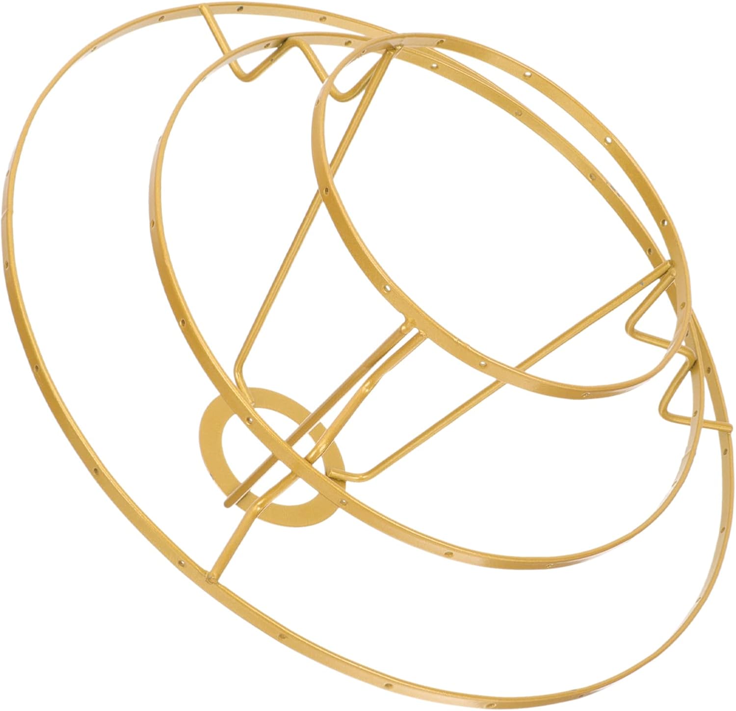 Uonlytech Light Stand Diy Lighting Fixture Crystal Chandelier Making Supplies Lamp Shade Harp Holder Light Bulb Guard Harp Chandelier Frame Shade Lamp Shade