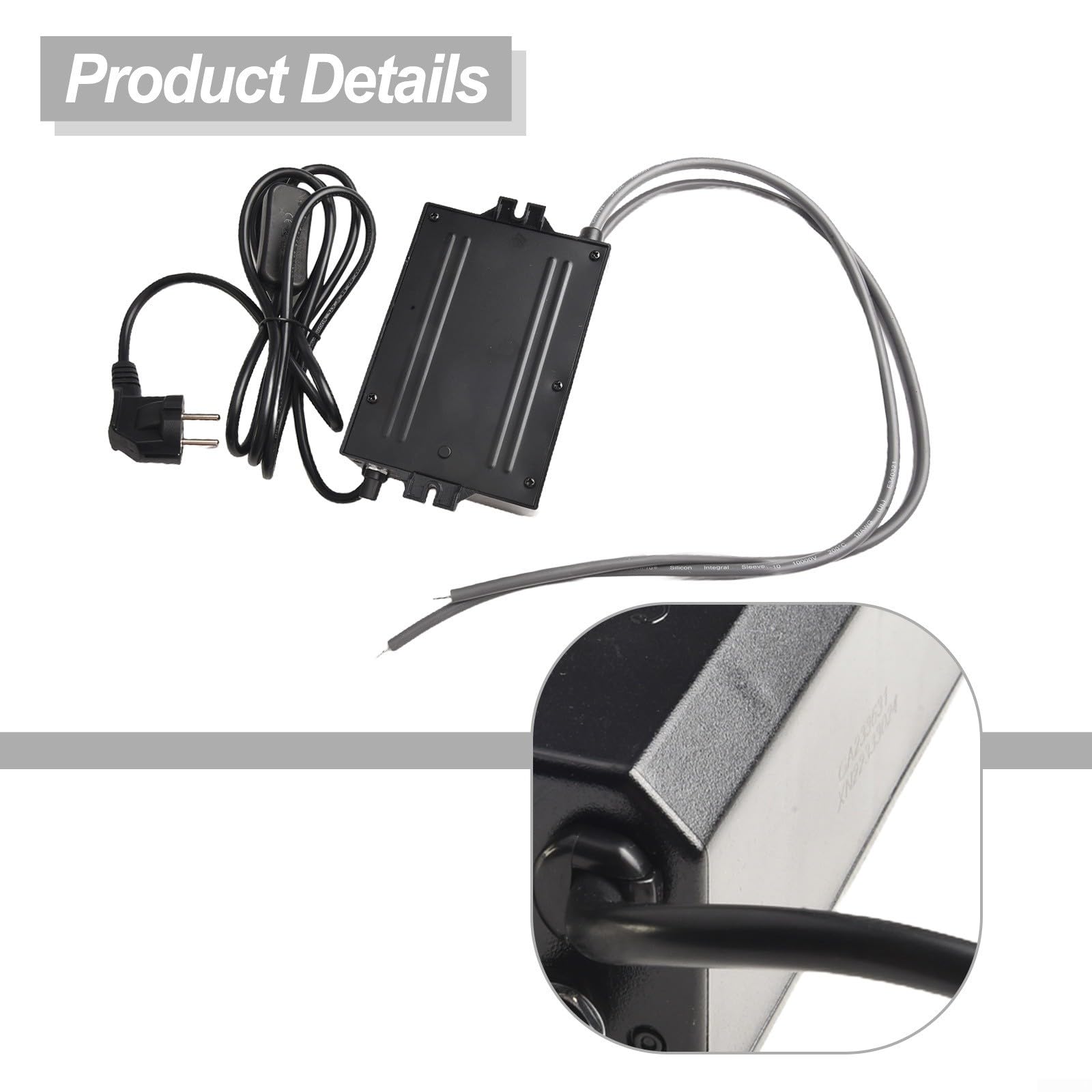 KiraKira 10KV 30mA Neon Lamp Power Supply, Dimmable High Voltage Ballast Dew and Cold Electrode Lights, Overpressure Protected