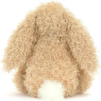 Jellycat Bashful Luxe Curly Medium - L: 9 cm x l: 12 cm x h: 31 cm