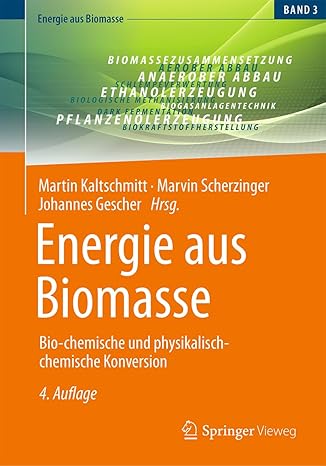 Energie aus Biomasse: Bio-chemische und physikalisch-chemische Konversion (German Edition)-Wow! eBook