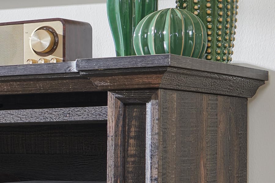 Miniatura 6 de RedLemon Chimenea eléctrica de 52 pulgadas con repisa, centro de entretenimiento de granja, chimenea eléctrica 36 y cubículo abierto Sime para sala