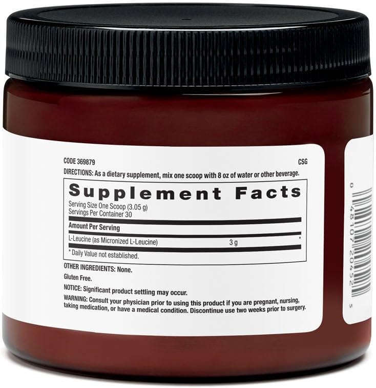 BEYOND RAW Chemistry Labs L-Leucine Powder, Fuels Muscles, 30 Servings - Image 2