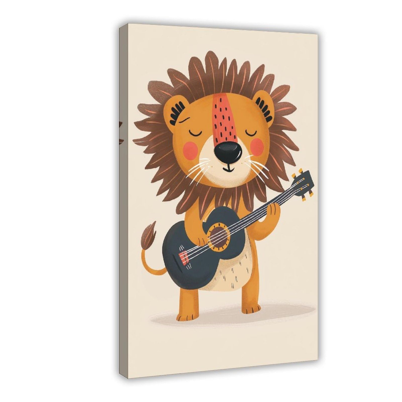 MRYCQ Lion Nursery Poster Canvas Poster for Dorm Room Decor Gift