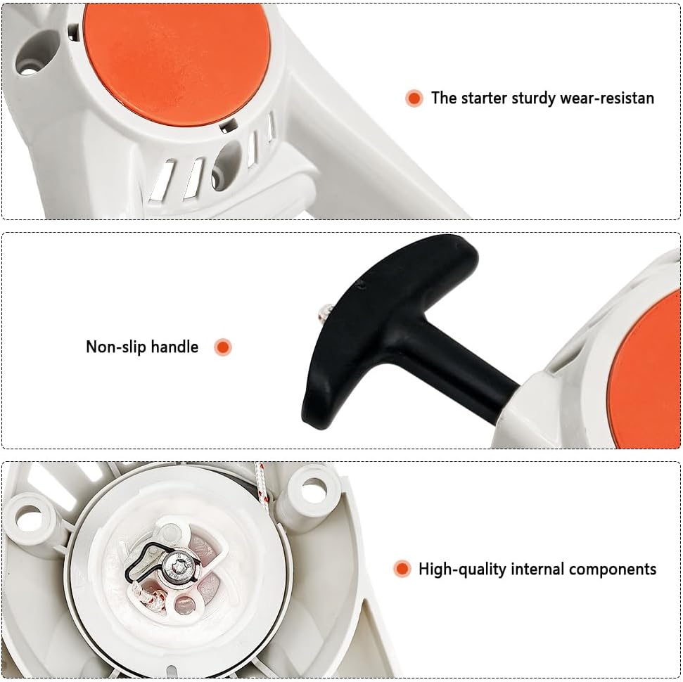 4182 190 4000 Recoil Rewind Starter Fit for Stihl HT100 HT101 HT130 HT131 Replace 4182-190-4000 Pull Start