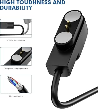 Ortizan I10 Open Ear Headphones with 2 Pack Magnetic Charging Cable