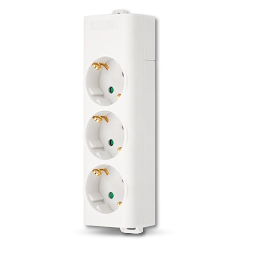 REV Steckdosenleiste - Mehrfachsteckdose ohne Kabel 3-Fach, max...