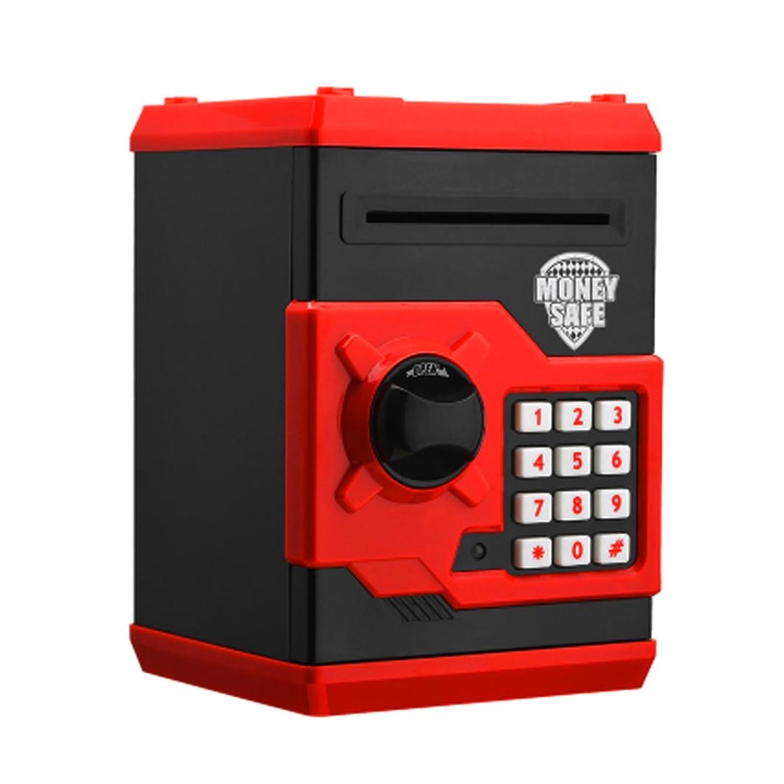 CVFRDD Security Safe Box Electronic Piggy Bank Safe Box, Money Boxes For Children ATM Password Cash Coin Saving Machine Kid Xmas Gifts(2)