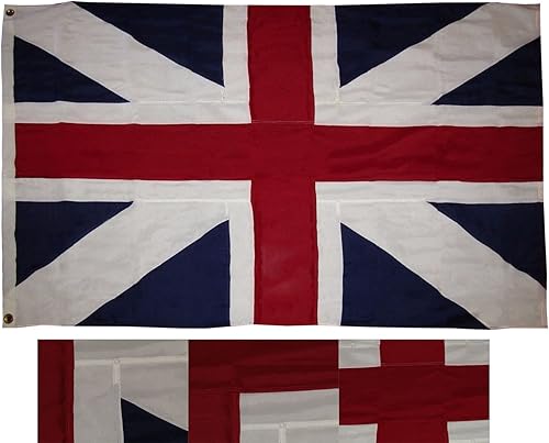 Premium 4x6 Embroidered Sewn Colors Histroical 600D 2ply Nylon Flag 4'x6'