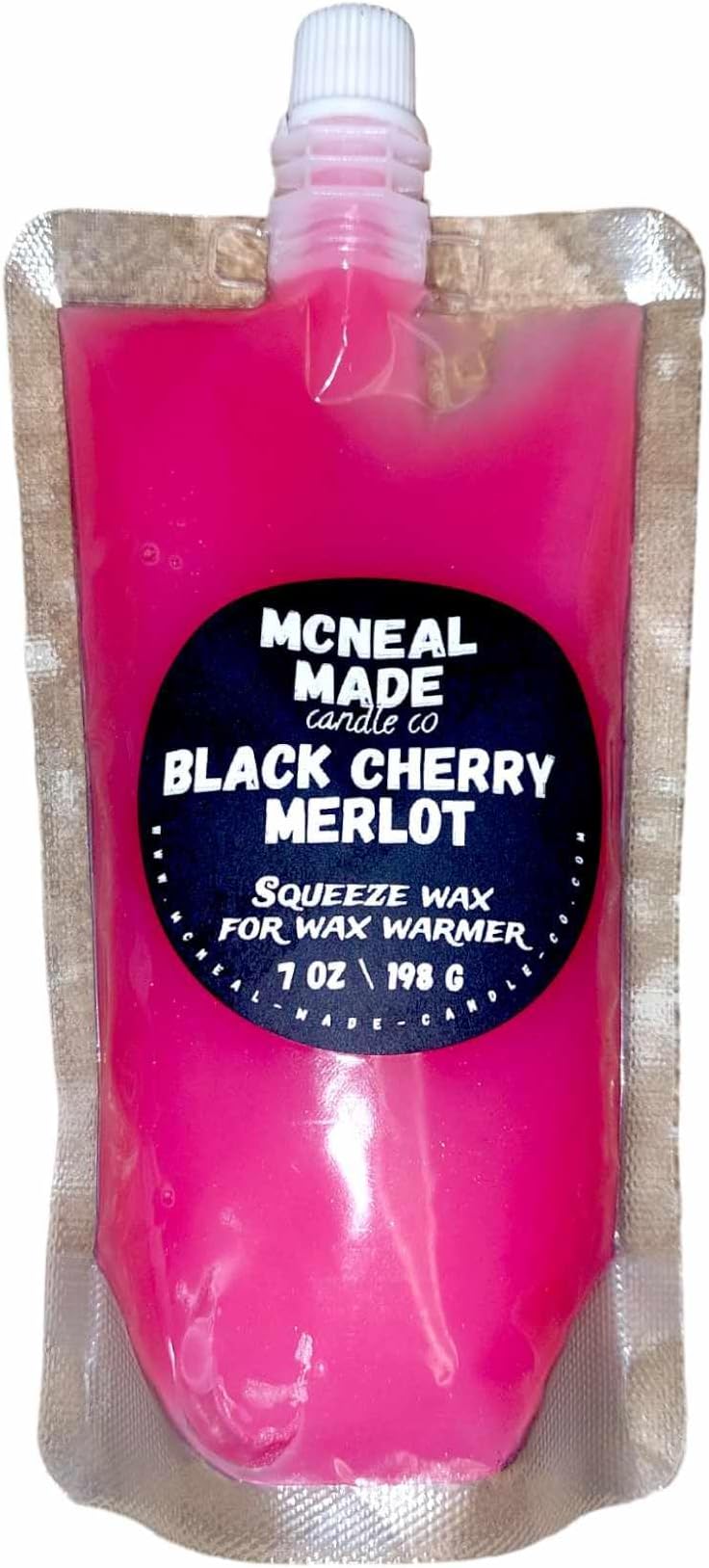 Squeezable Highly Scented Squeeze Wax Melts for Long-Lasting Home Fragrance Unique Wax For Warmer Tarts with Strong-Smelling Bakery Scents (Black Cherry Merlot)