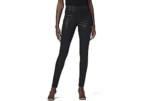 HUDSON Women's Barbara High Rise Super Skinny Ankle Waxed Jean