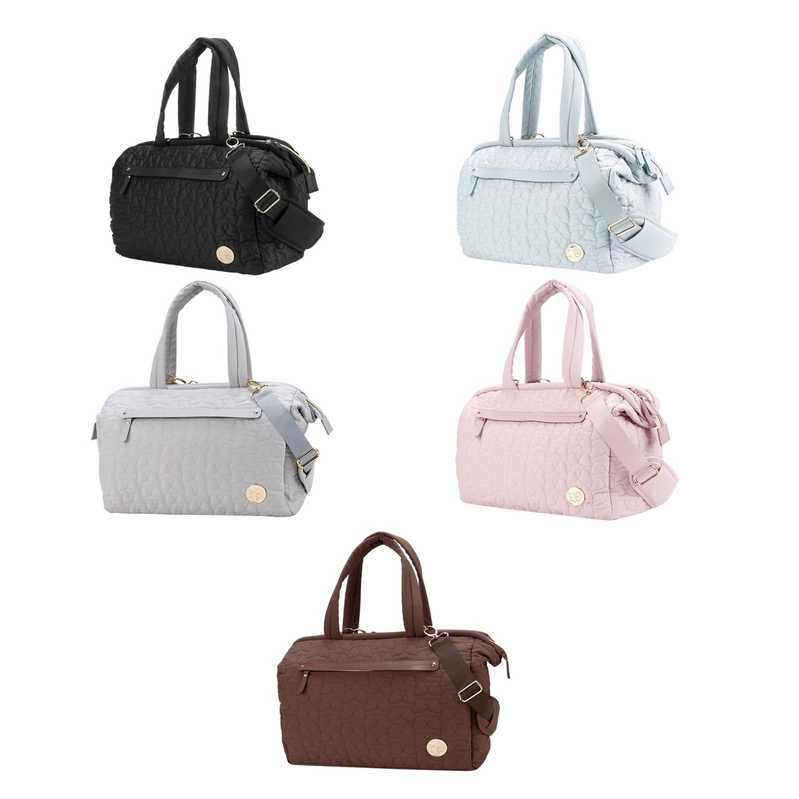 Bolso cambiador de pañales moderno y práctico con estilos de transporte multifunción, bolsa de pañales portátil de 43 cm para padres activos