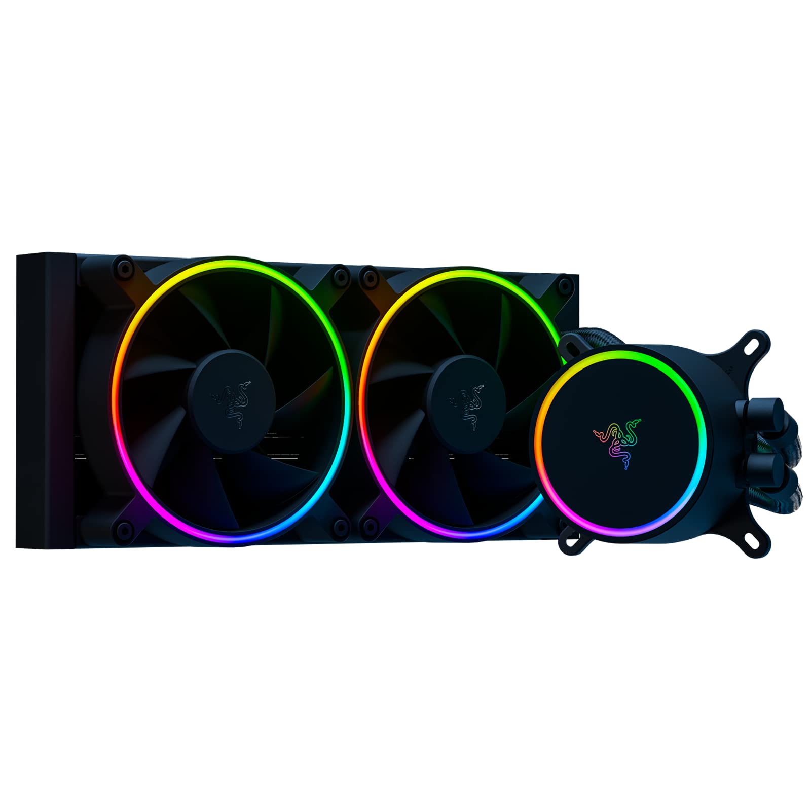 Buy Razer Hanbo Chroma RGB AllInOne Liquid Cooler aRGB Pump Cap Ultimate AIO Design Quiet