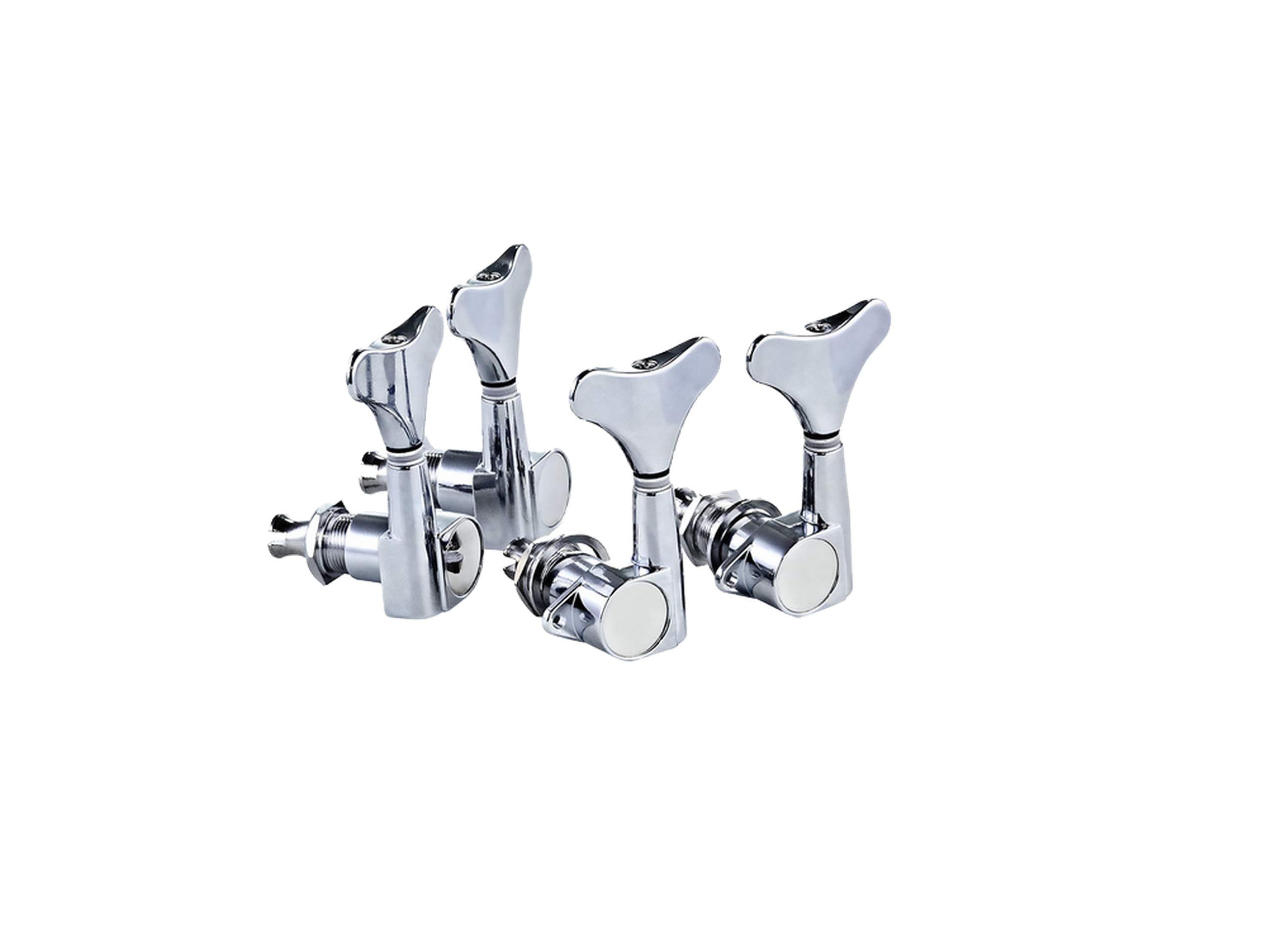 Ortega OTMEB22-CR Acoustic/Electric Bass Mechanics Set Standard, Die-Cast, 2+2 - Chrome