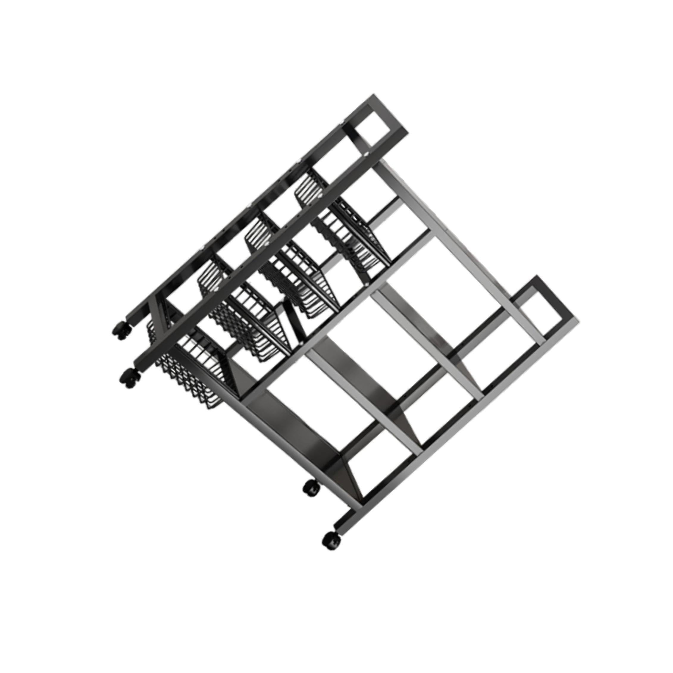 Robusto scaffale portaoggetti da Cucina con Ripiani Regolabili in Altezza, Organizer per impieghi gravosi, Armadio per Bagno e dispensa, Ripiani