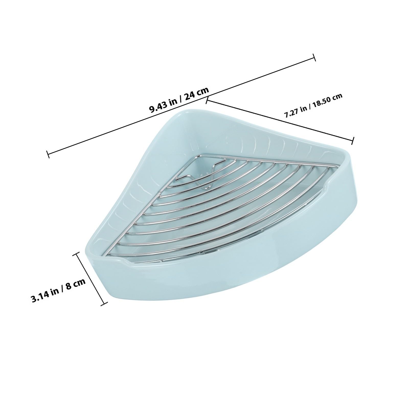 MAGICLULU Dreieckige Kleintier Toilette aus Keramik mit Abnehmbarer Matte und Kippsicherem Design für Kaninchen und Meerschweinchen in Küche