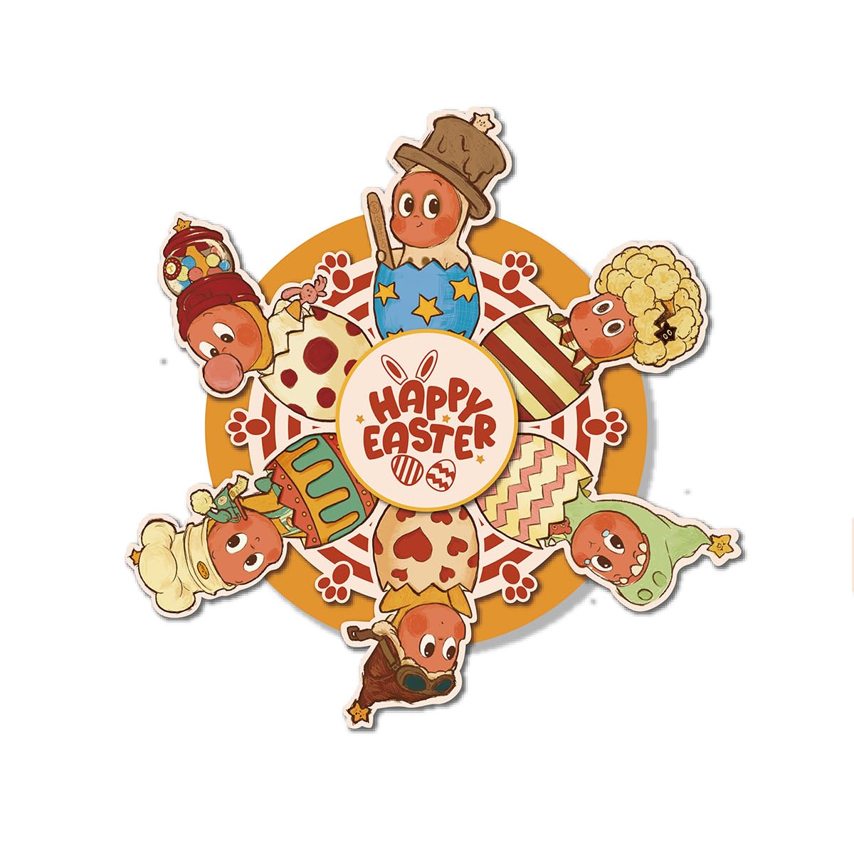 POP MART Twinkle Twinkle Be a Little Star Series Figures - Multi-layer Structure Rotary R,Decorative Accessories, Gift