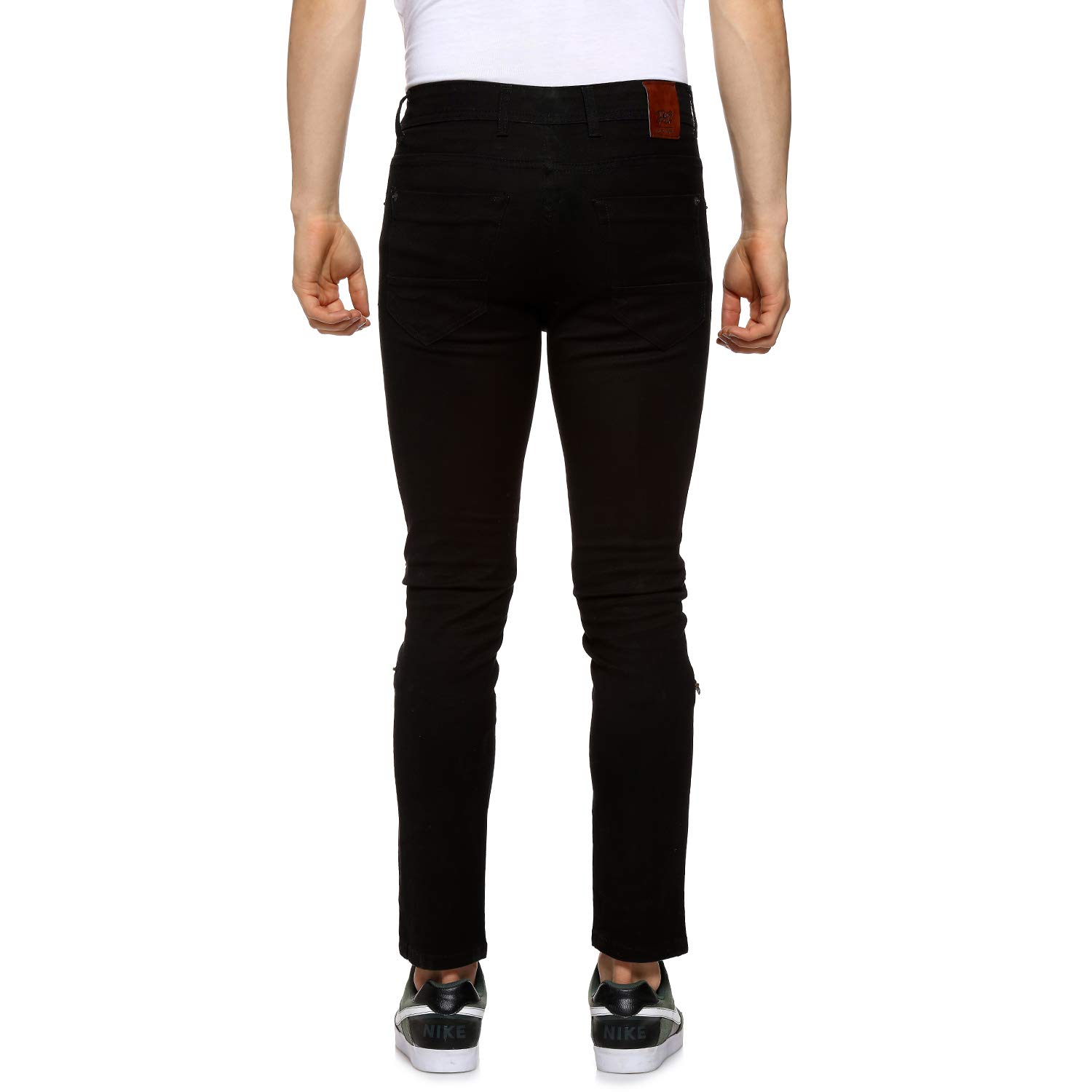 CAHOOT Maglietta sportiva Dri-Fit con stampa grafica bianca da uomo, vestibilità regolare per uso casual, maglietta strutturata realizzata con vestibilità comoda e alte prestazioni per l'uso