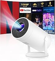 Vista 1 de Mini Proyector con WiFi y Bluetooth, Soporte 4k, Proyector Portátil para Exteriores, Proyector Inteligente con Android, Aplicación Integrada