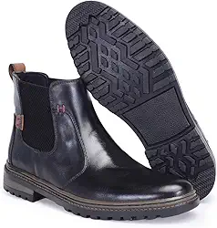 Bota Chelsea Masculina Social e Casual Palmilha Gel Couro Premium