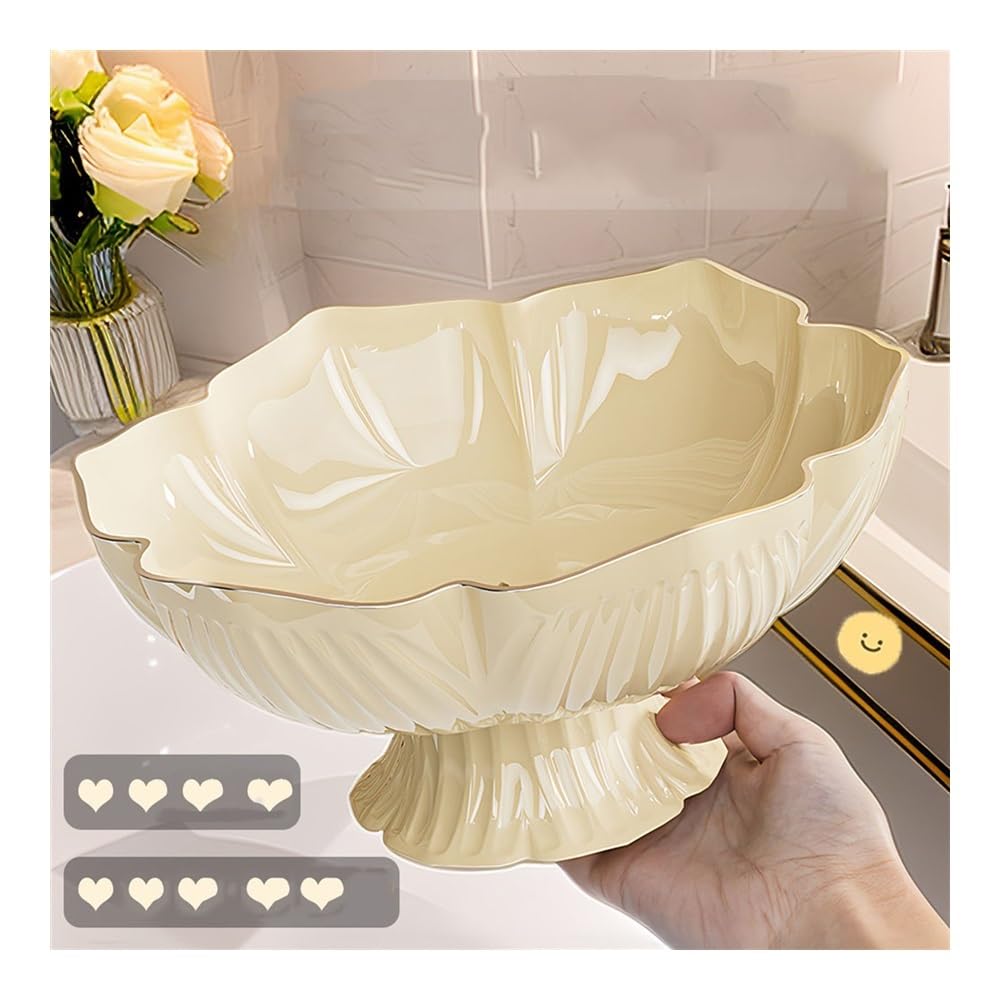 Koszyk na owoce, Taca na owoce, luksusowy talerz ociekowy do salonu, stolik kawowy, taca na przekąski, elegancki design do ekspozycji przekąsek