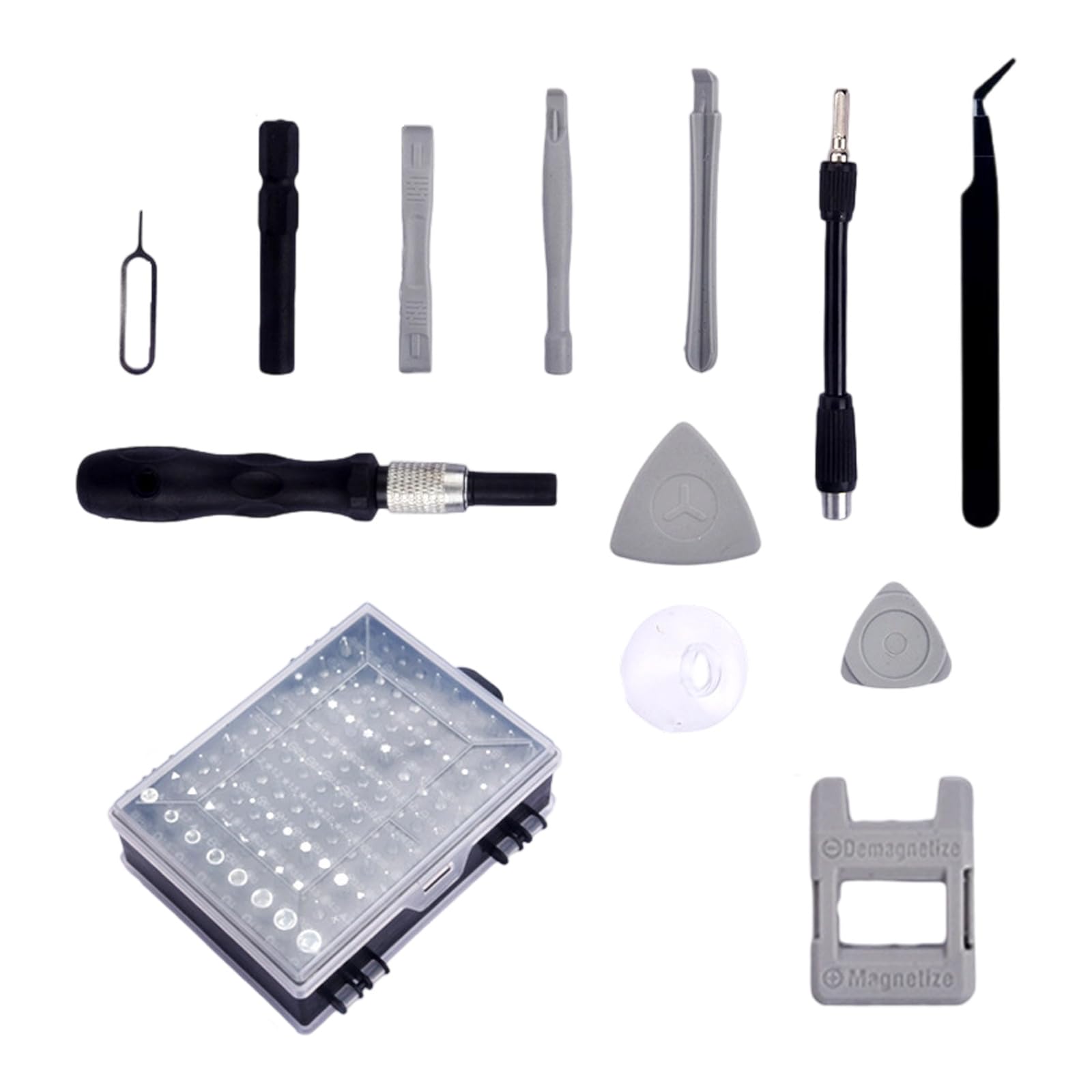 Kaccde Multifunctional 115 In 1 Tool Set With Case For Phone Watch Eyeglass Disassembly Maintenance Phone Repair Toolkit With Tips