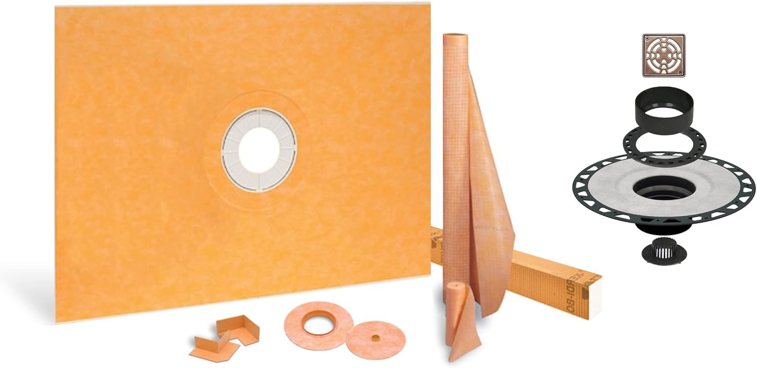 Schluter Systems Kerdi Shower Kit 36x48 Center Shower Pan (Tray), 2