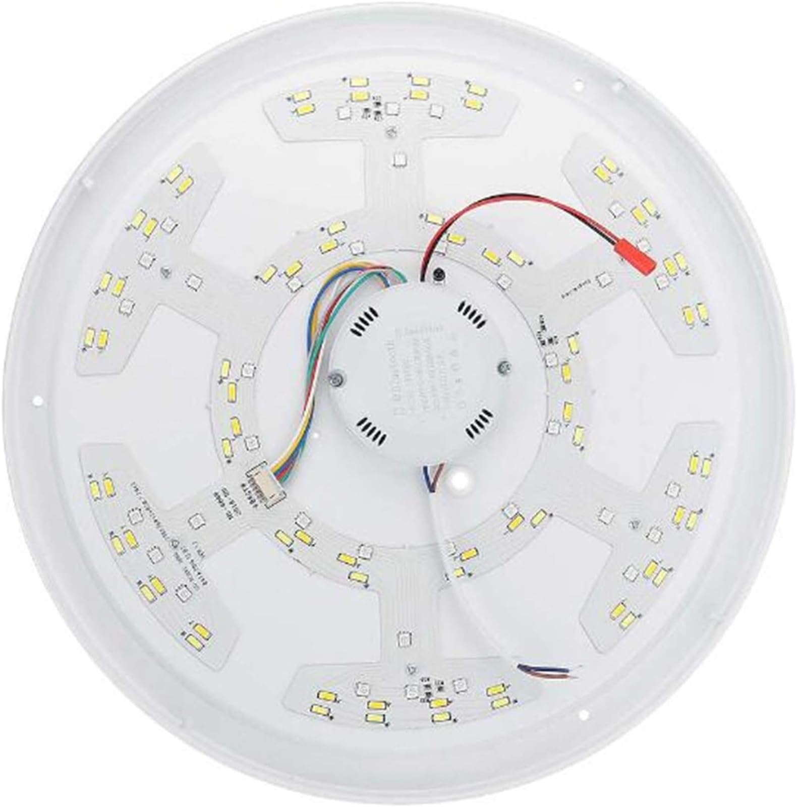 40 Cm Lampada Da Soffitto Musicale Per Bagno IP65 Impermeabile RGB Cambio Colore Dimmerabile Lampada Da Soffitto Con Altoparlante Bluetooth APP E Telecomando Paralume Cielo Stellato