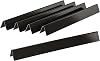Leship 24.5 Flavorizer Bars Replace for Weber 7539 7540, Weber Genesis 300 Series, Genesis E-310 E-320 E-330 S310 S320 Grill with Side-Mounted Control, 5 pcs Porcelain-enameled Grill Heat Plates