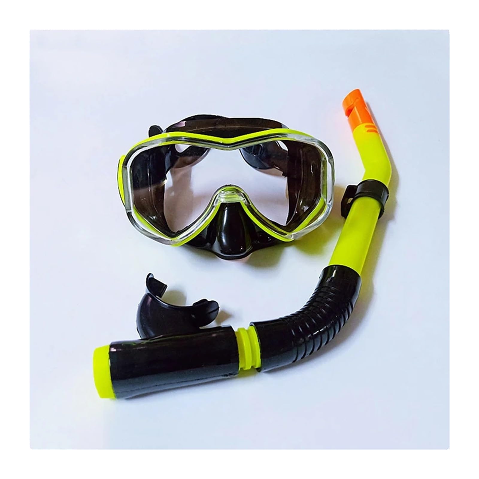 Masque Masques de plongée Ensemble de plongée avec Tuba, Masque Facial Complet, Lunettes de plongée, équipement, Combinaison de Haute mer, Verre trempé Complet pour Adulte
