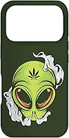 Vista 30 de Alien UFO Cannabis Marijuana Weed Hemp THC Ganja Gift Case for iPhone 17