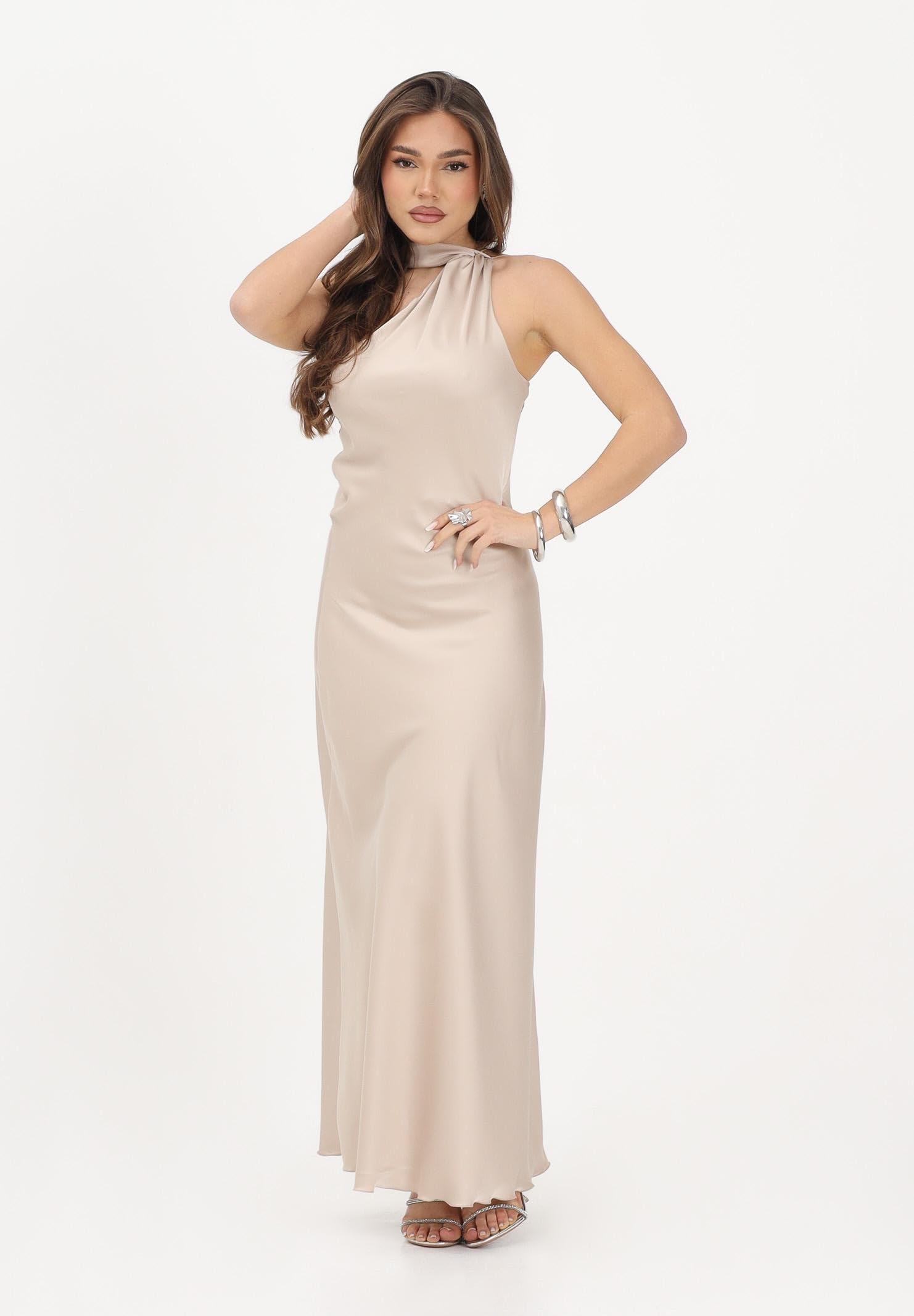 VICOLO Abito Lungo Champagne da Donna
