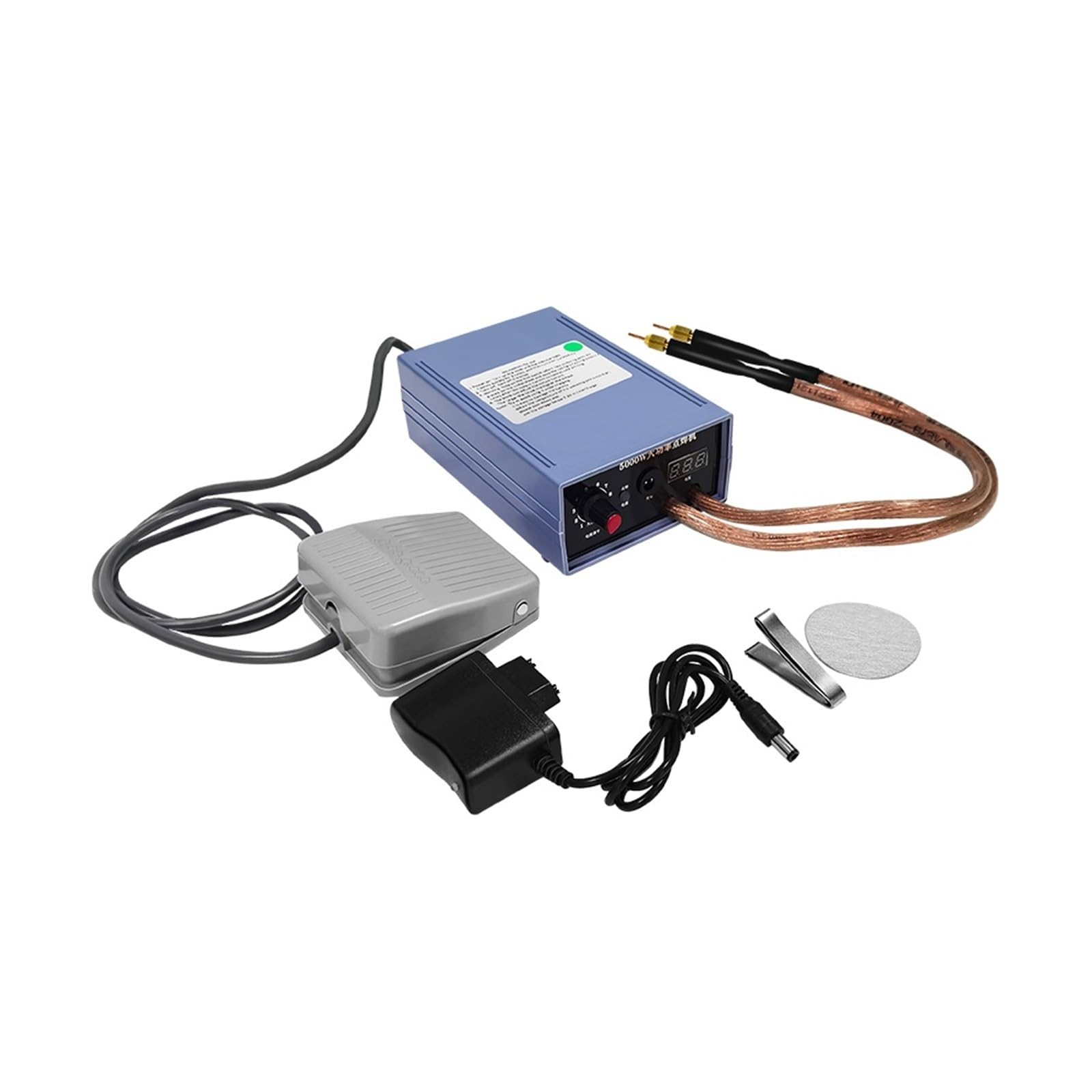 5000W Mini Spot Welder Machine DIY Kit Battery Pack Welding Tools Portable WeldingPen 0.15MM Nickel Strip The Weld is Strong