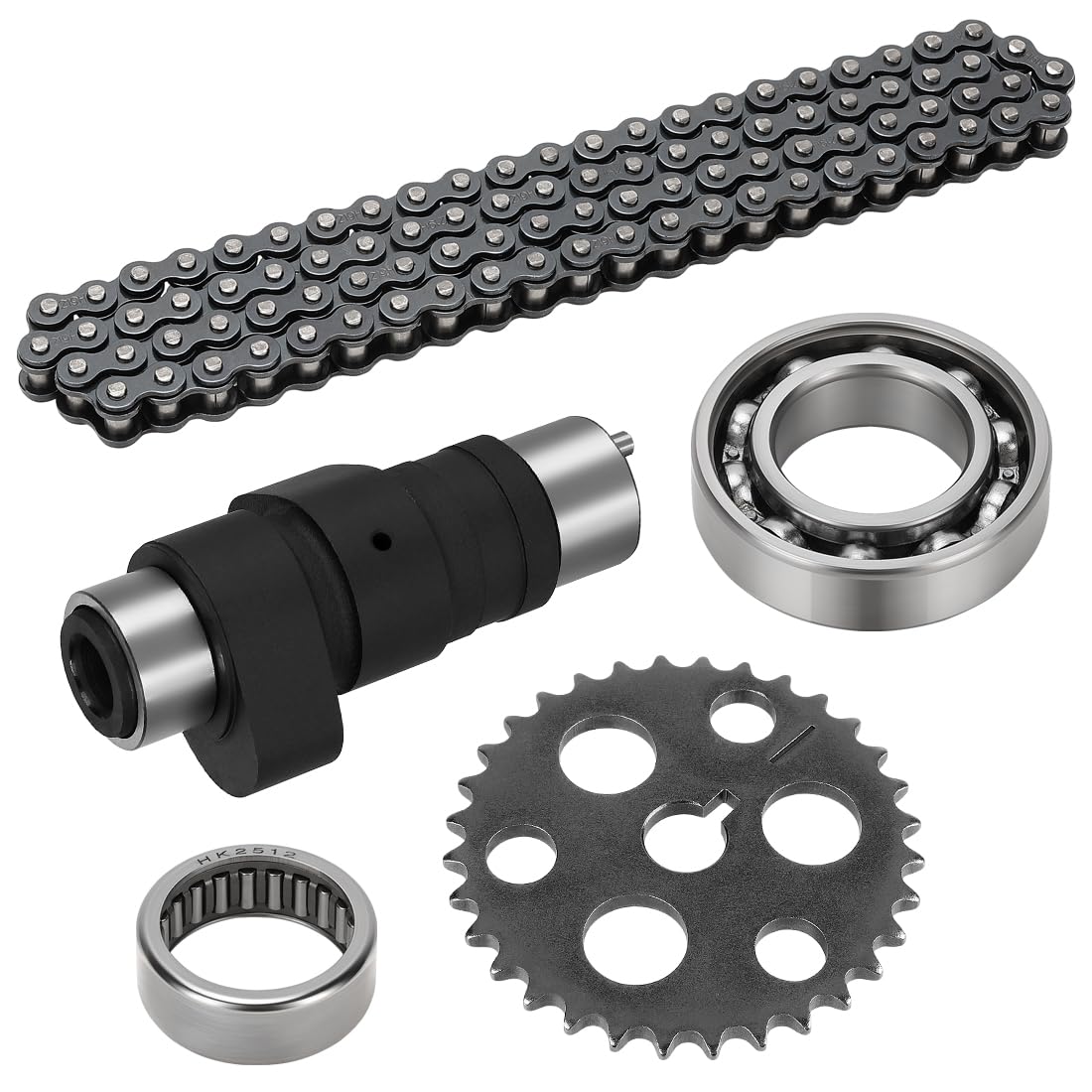 Kit árbol de levas & cadena & engranaje & rodamiento para Yama-ha Warrior Big Bear 350 YFM350X/YFM350 Moto-4 1989-2005 5UH121700000