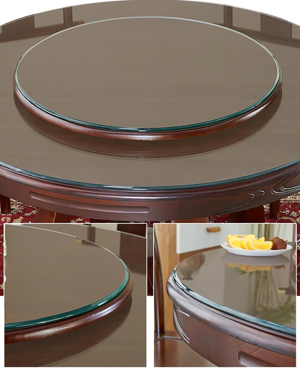 15-40inch Glass Table Top Round, Patio Table Replacement Clear Glass Top 8 mm Thick, Fit for Coffee/Dining/Side Table(38cm/15in)