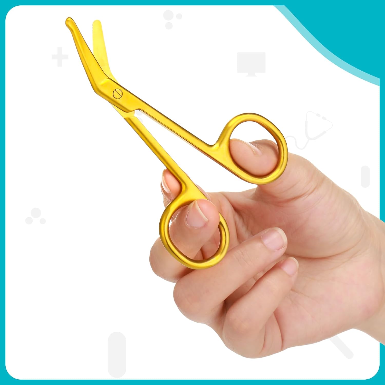 2 Pieces Ostomy Scissors Nursing Scissors