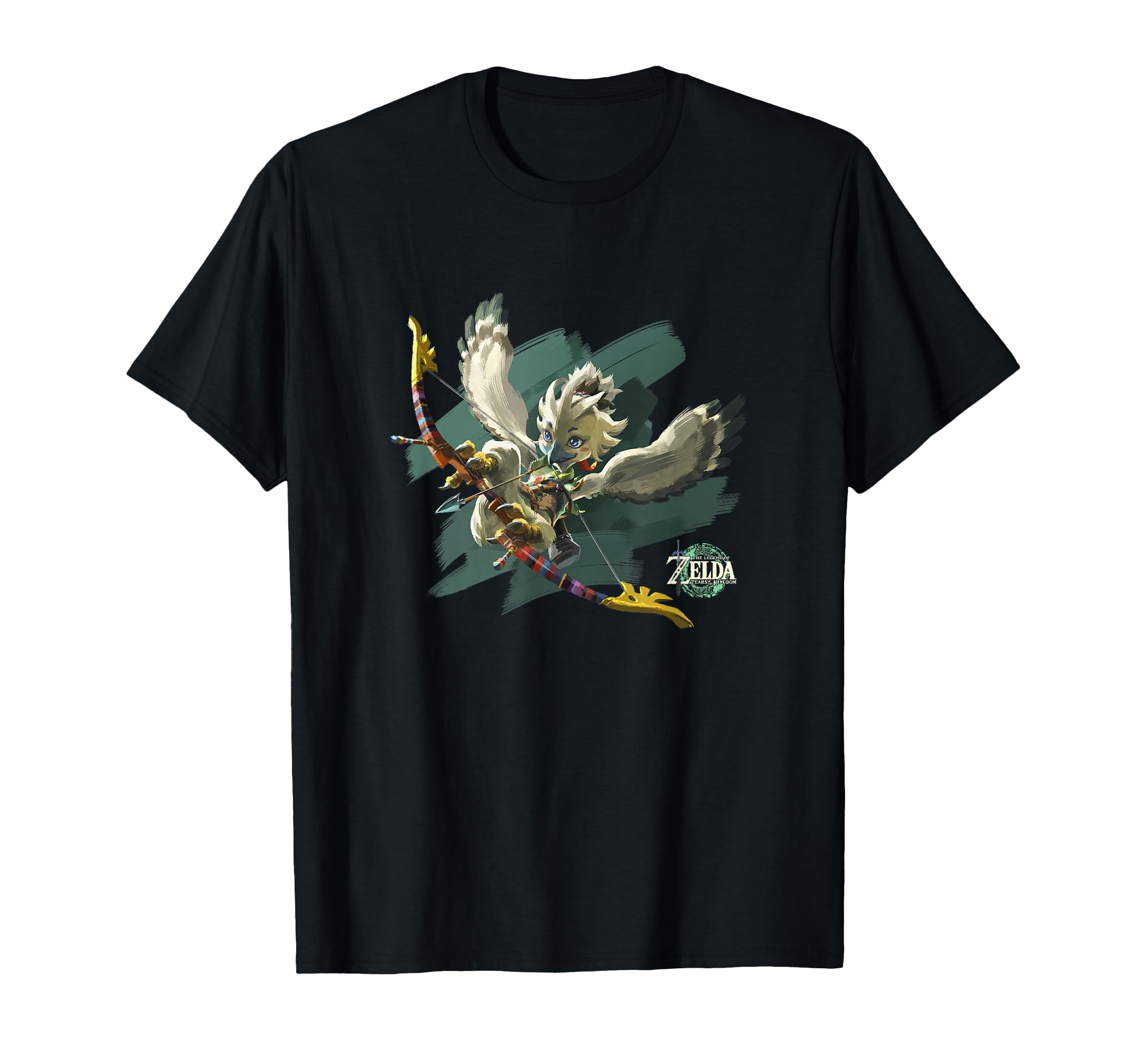 The Legend of Zelda Tears of The Kingdom Tulin Brush Art T-Shirt