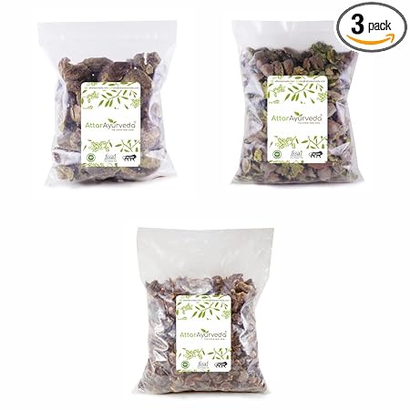 Attar Ayurveda Triphala Raw (1:1:1) - 750 grams, Raw, Whole - Harad, Baheda, Amla