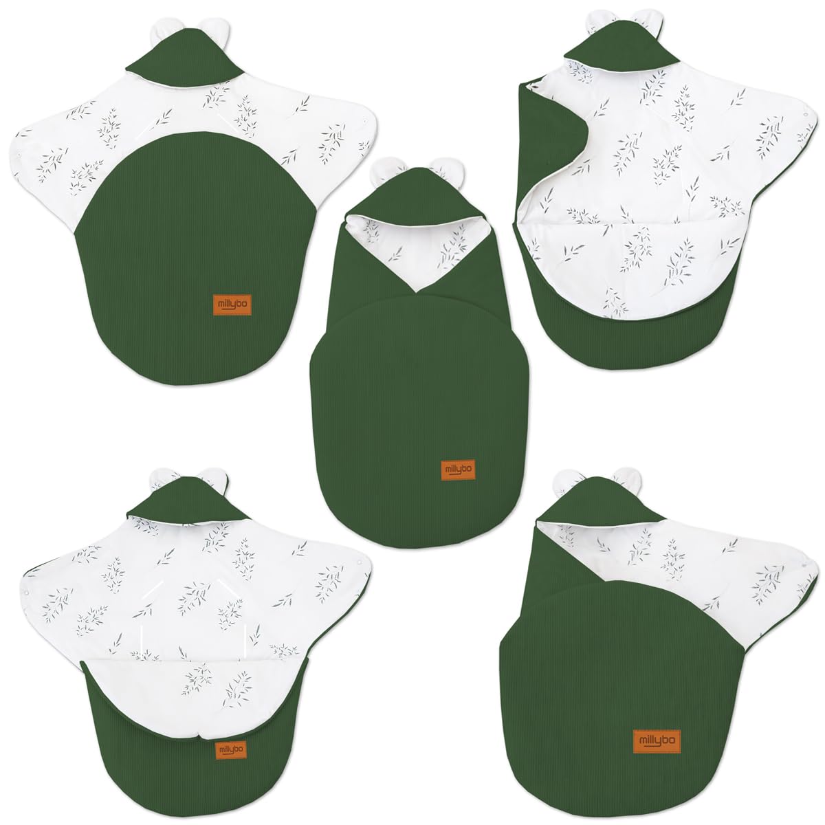Baby Fußsack Einschlagdecke für Babyschale und Kinderwagen