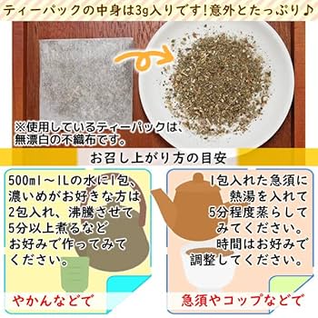 Amazon | ヘルシーカンパニー 国産 どくだみ茶 3g×30pc 無農薬