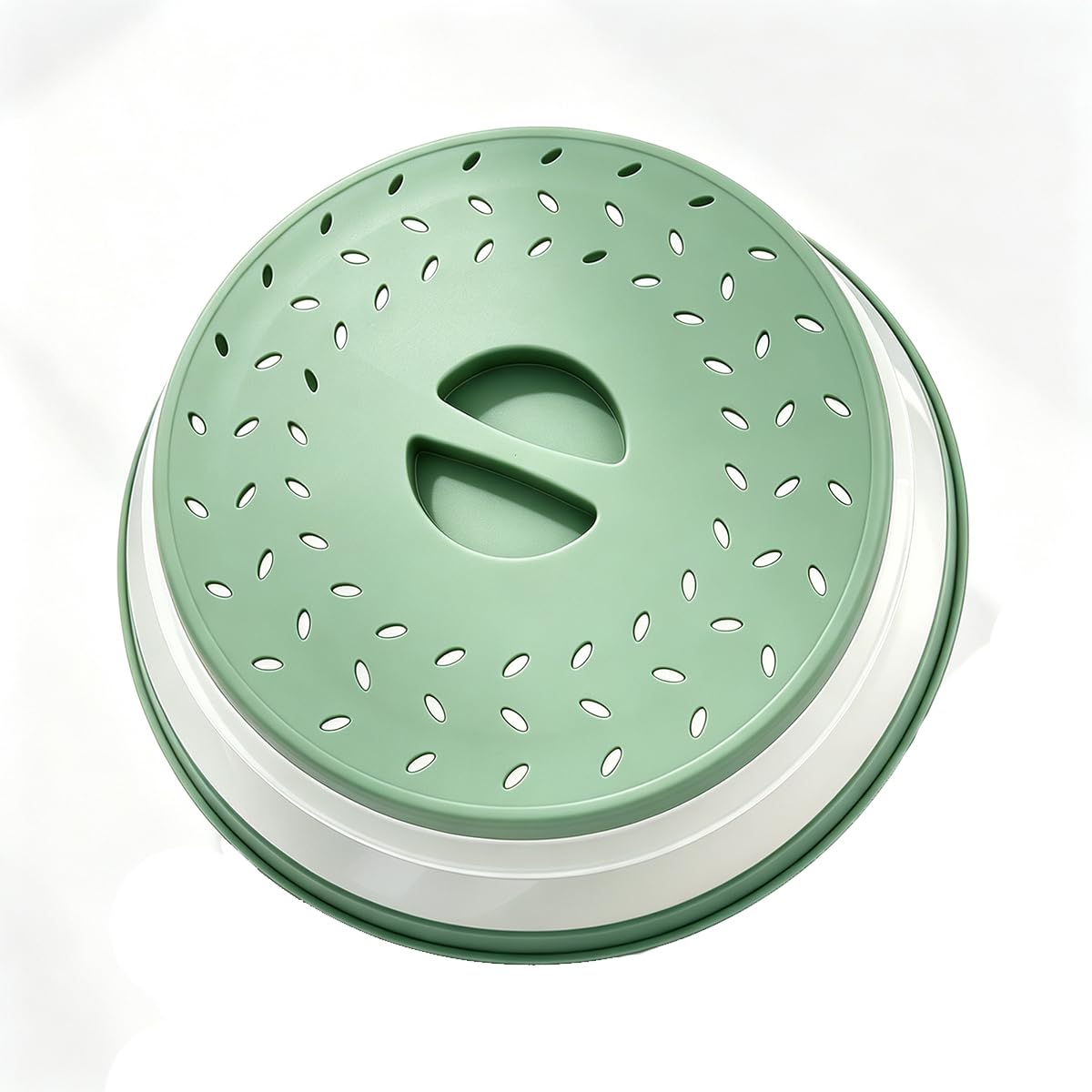 Collapsible Microwave Splatter Cover (10.5 IN,Blackish green)