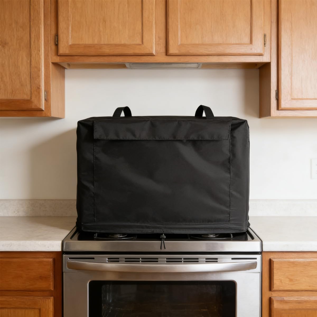 Copertura per affettatrice in tessuto Oxford 420D nero – Protezione antipolvere impermeabile e resistente per il bancone della cucina