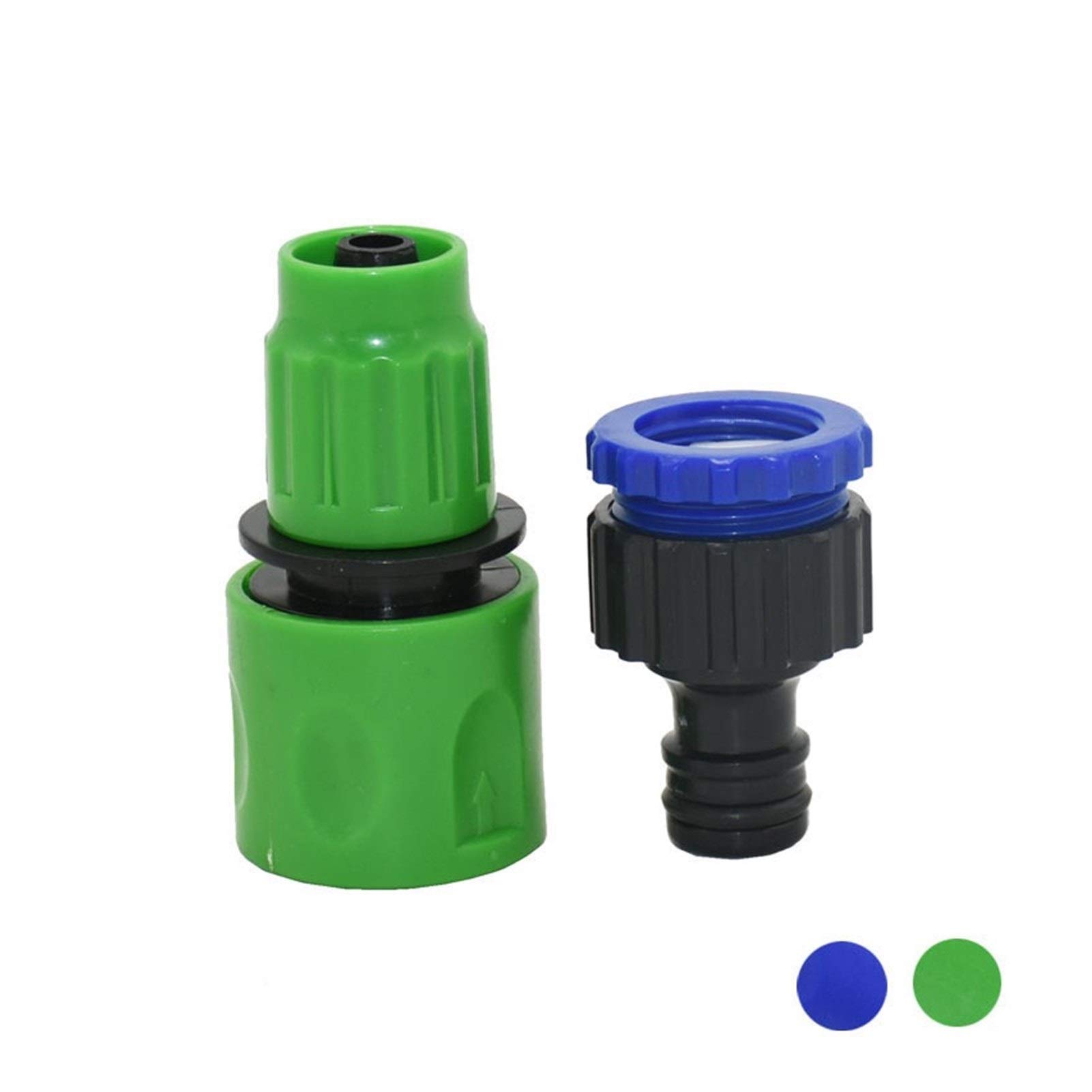Adaptador de Manguera Doméstica 3/8"Acoplamiento Rápido Lavado de Autosa Deua Conector de Manguera Manguera de Riego de Jardín 1/2 3/4 Rosca Hembra Herramientas de Jardinería 20 Piezas/B
