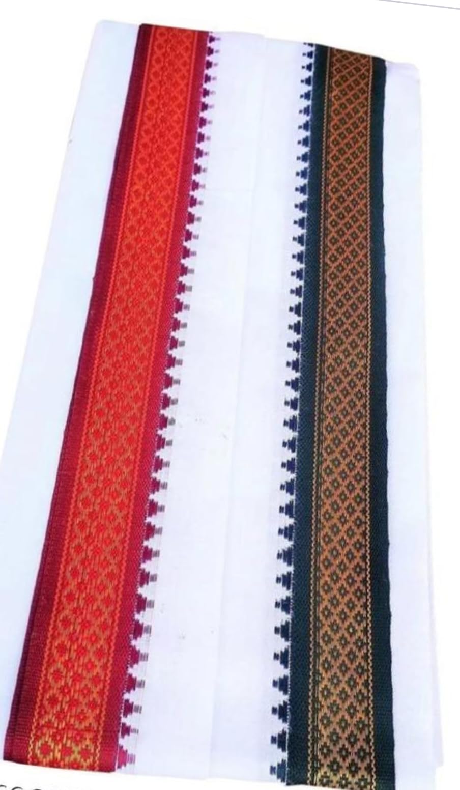 Solid Pure Cotton Men Scarf, Faux Turtleneck Neck Cover, Stole, Fancy Scarf ()_BZ_WHITE GAMCHA -01-image-24