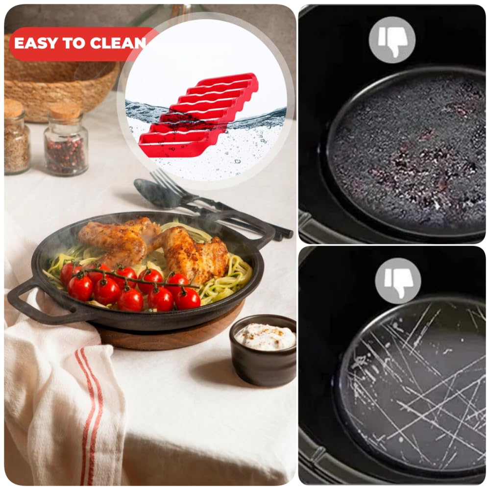 Accessori Cucina Imbracatura Silicone Per Pentola A Pressione 3L - Anti- Scottatura, Per Cottura A Vapore Cottura Vapore Sana - 8