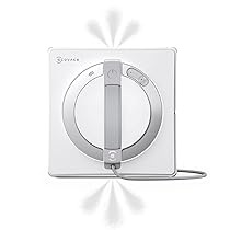 ECOVACS W2 PRO Robot Lavavetri, Robot Vetri con 3 Ugelli Spruzzatori d’acqua, Sistema di Protezione a 10 Livelli, Pianificazione del Percorso WIN-SLAM 4.0, Sistema di Scalata Stabile