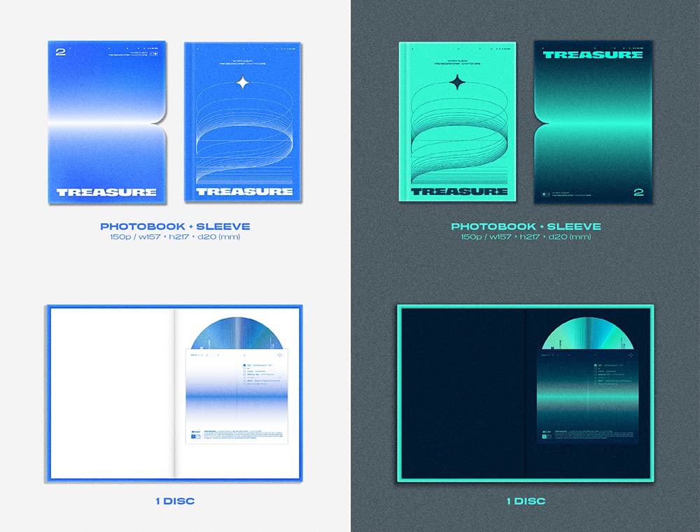 TESORO - IL SECONDO PASSO: CAPITOLO ONE (1° Mini Album) [Photobook ver.] Album+Extra Photocards Set (BLUE+VERDE ver. SET, Solo CD, No Poster)
