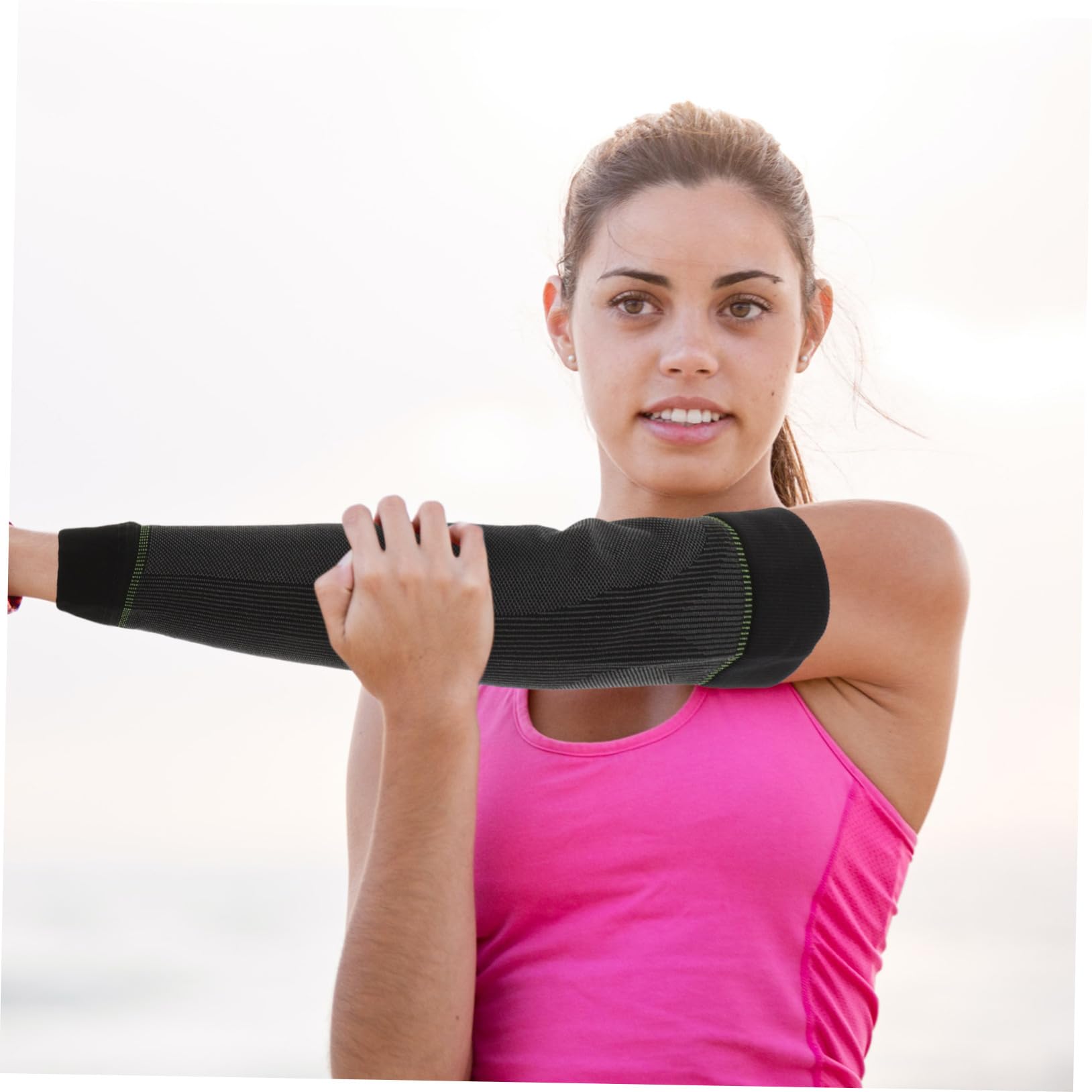 NOLITOY Elbow Pad for Sports Compression Arm Sleeve Elbow Support Brace for Basketball Gym Outdoor Activities