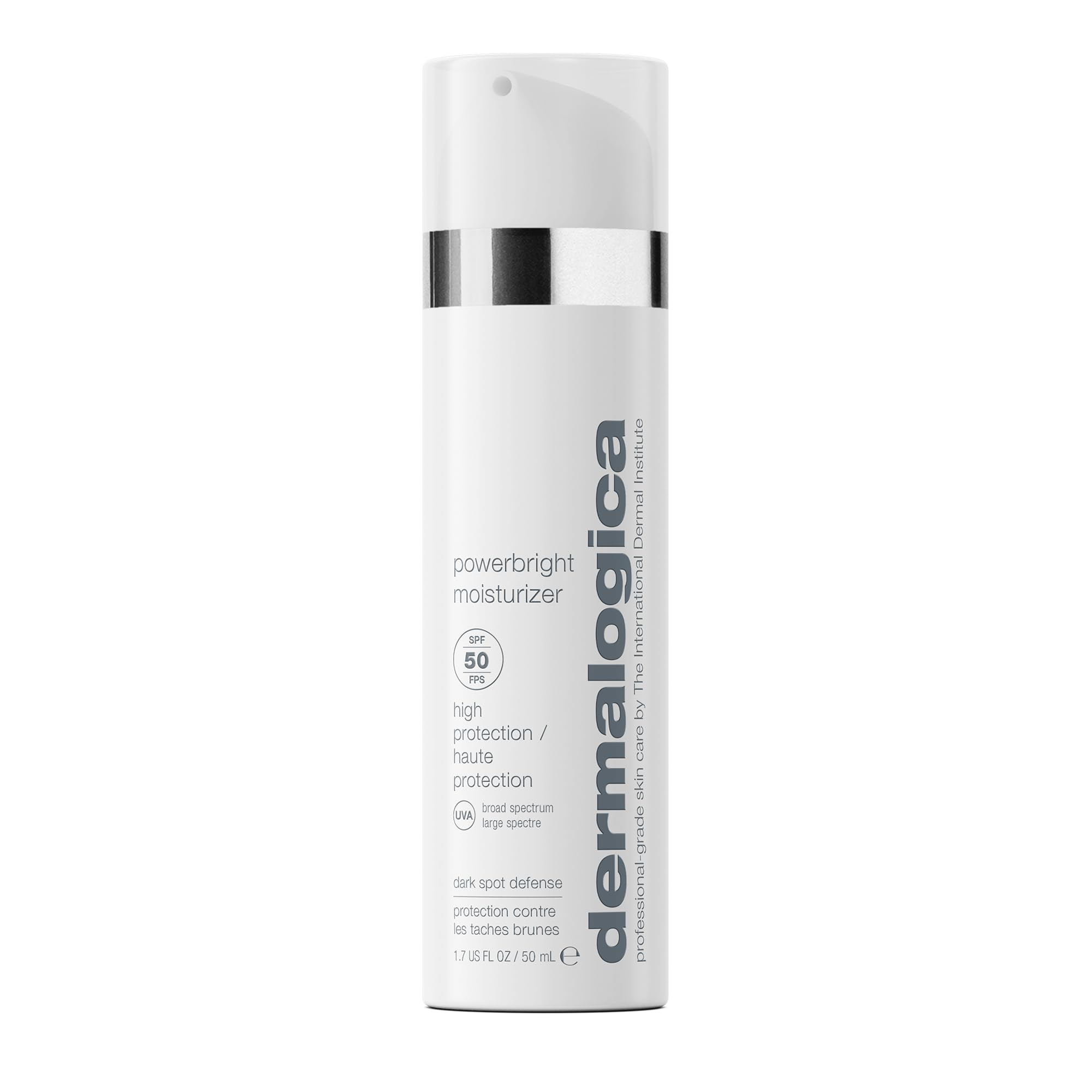 Powerbright Moisturizer SPF 50 Facial Sunscreen, Shields Skin Against Dark Spots with Niacinamide & Hyaluronic Acid, 1.7 Fl Oz