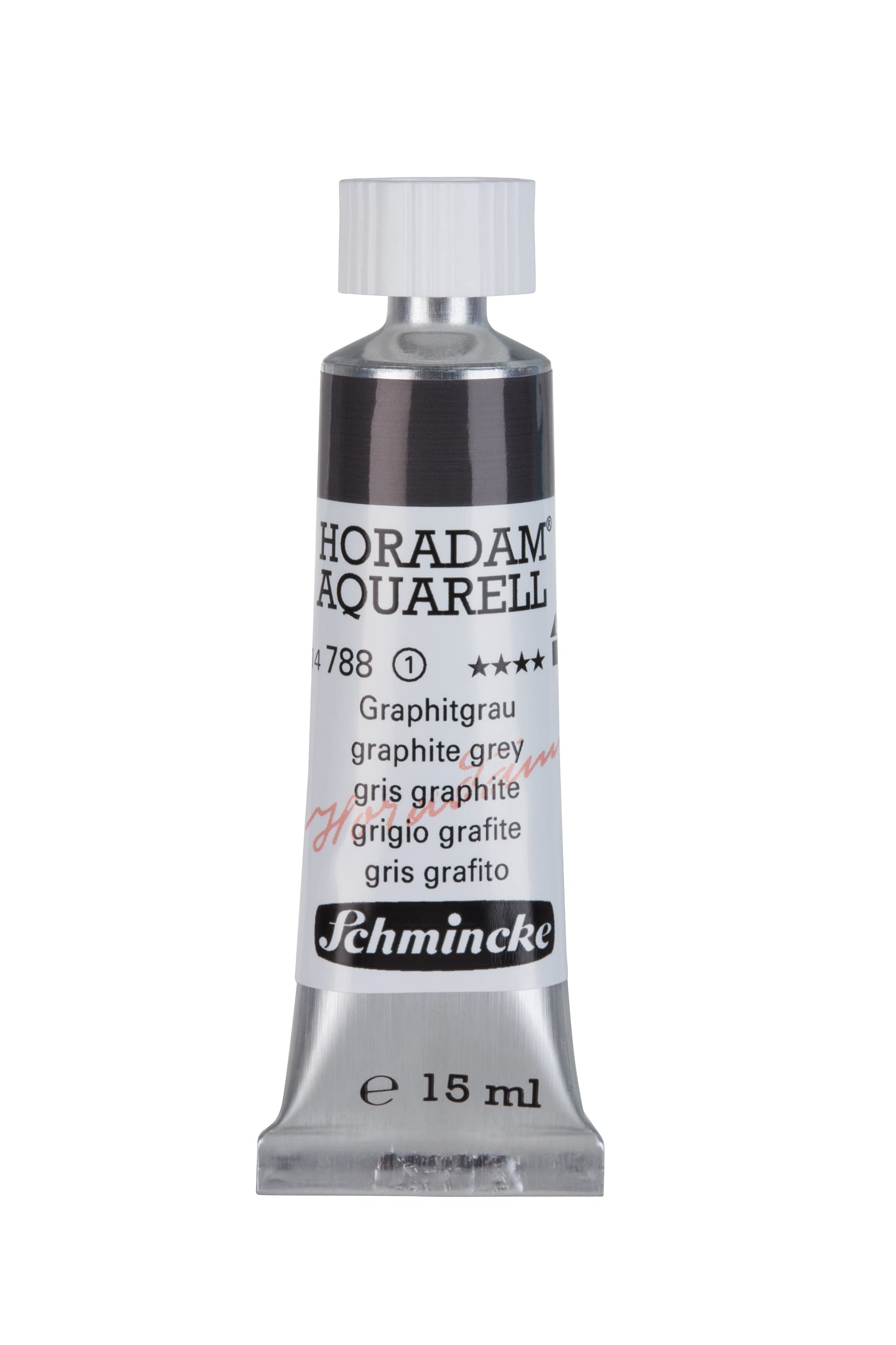 Schmincke 788 Graphite Grey - Horadam® Aquarell - Finest Artists' Watercolour Paints, 14 788 006, 15 Ml Tube
