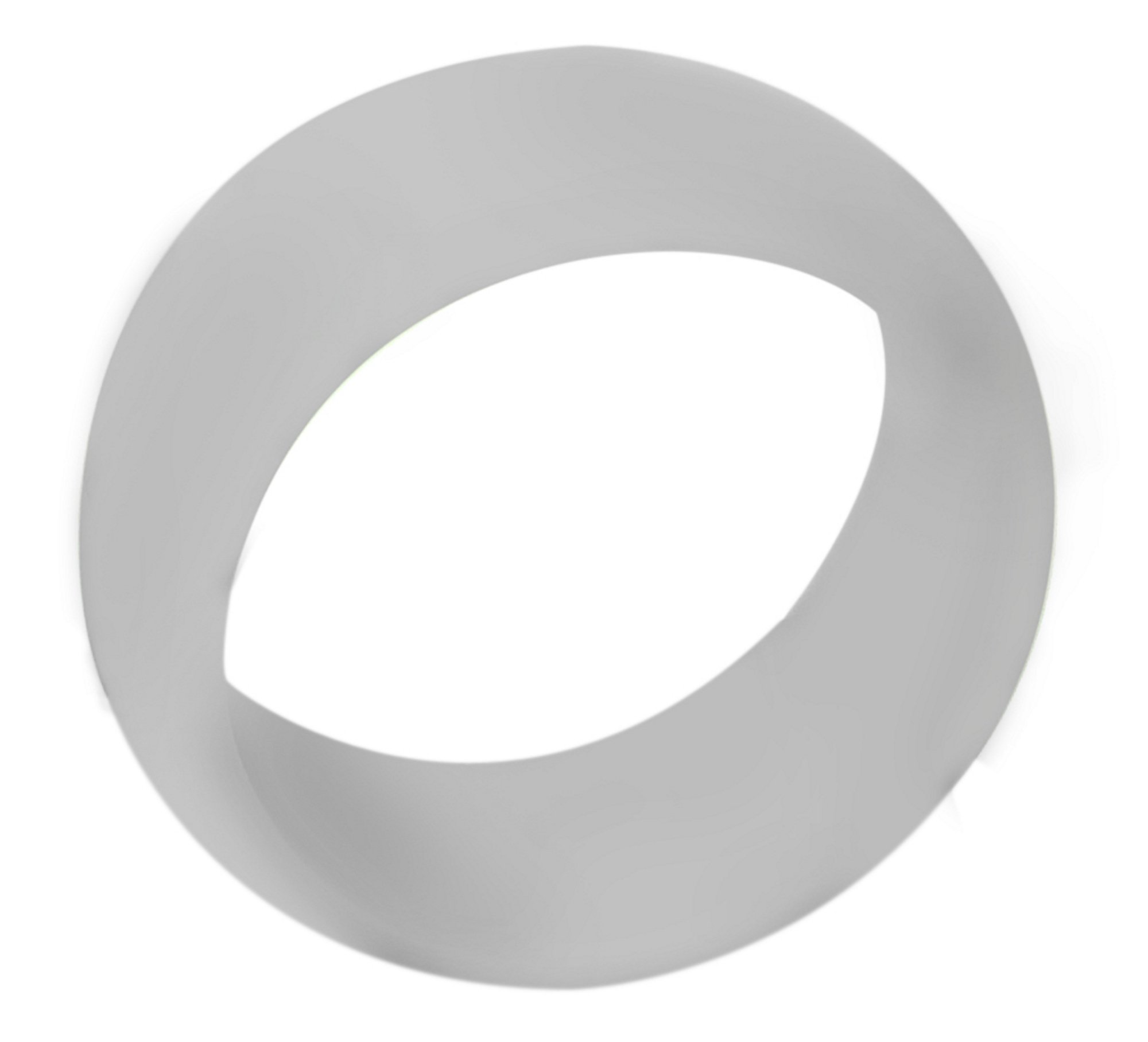 Ring, Silicone Ring for Men - LIMITED TIME OFFER !! - Extra strong and bendable silicone that replaces traditional metal rings. Wedding band ring for him/men. Best quality ring for the hard-working, Weight lifting, Crossfit, Active man that works with his hands! Get a Free Bonus Survival-Tips Eguide Via Email. Only available here! US Size 12, Gray